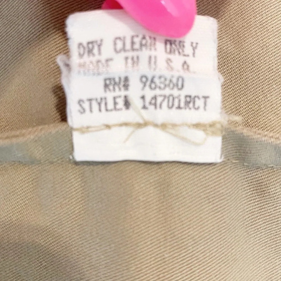 Chaiken & Capone Khaki Lightweight Trench Coat 4 - Picture 8 of 11